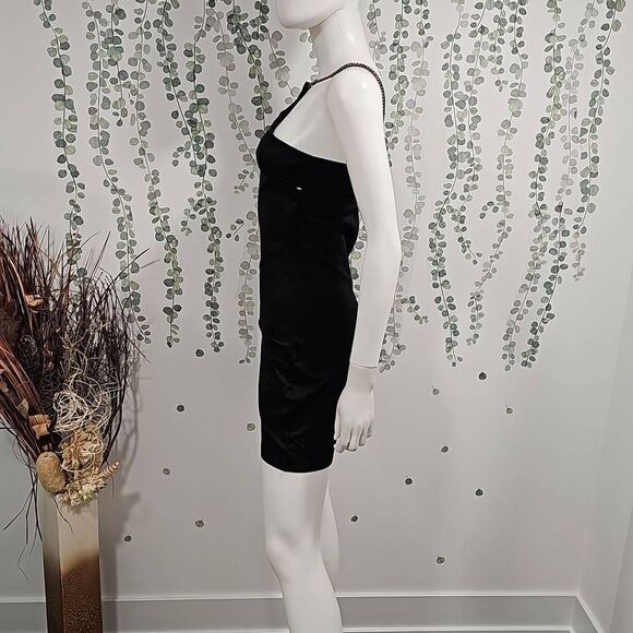 NWOT Topshop Chain Curve Mini Body-Con Dress Size 6 - Picture 6 of 10